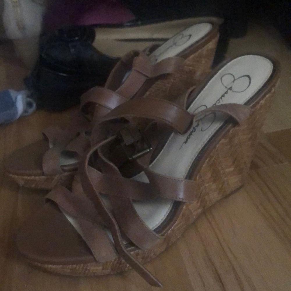 Jessica Simpson wedges
